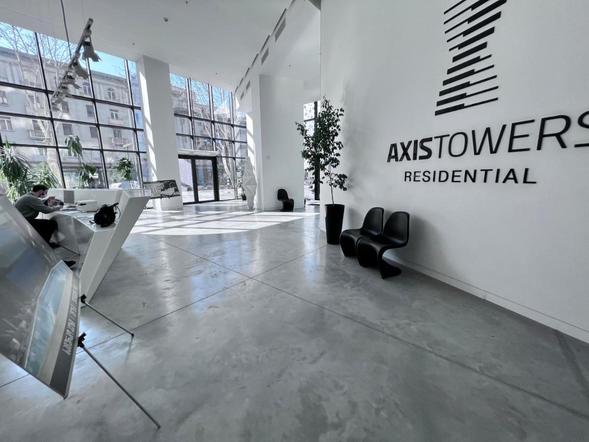 Apartment In Axis Towers, Tbilisi Business Center Kültér fotó